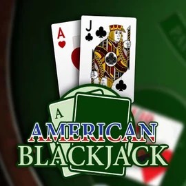 American Blackjack logo – Table Games by Habanero at Blazing Wildz Casino