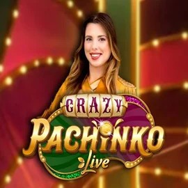 Live Casino logo of Crazy Pachinko from Evolution at Blazing Wildz Casino