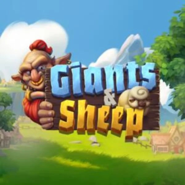 Official Slots logo: Giants and Sheep by Relax Gaming at Blazing Wildz Casino