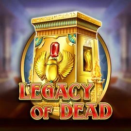 Legacy of Dead logo by Play'n GO at Blazing Wildz Casino