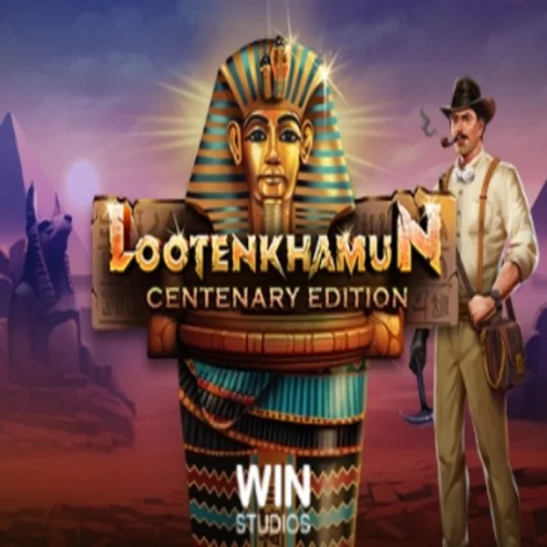 Loot'en Khamun the Dead Sea Scrolls by Win Studios, showcased at blazing-wildzz.nl – game logo