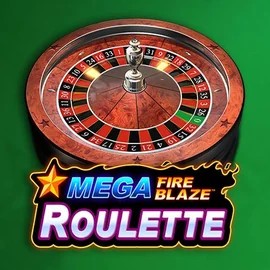 Mega Fire Blaze Roulette online game logo by Playtech on blazing-wildzz.nl