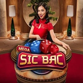 Mega Sic Bac online game logo by Pragmatic Play on blazing-wildzz.nl