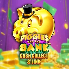 Piggies And The Bank Cash Collect & Link slot logo by Origins at Blazing Wildz Casino