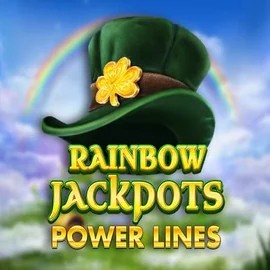Jackpots logo of Rainbow Jackpots Power Lines from Red Tiger Gaming at Blazing Wildz Casino