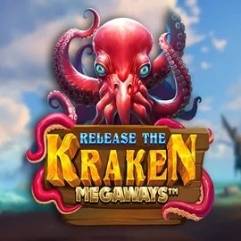 Release the Kraken Megaways logo by Pragmatic Play at Blazing Wildz Casino