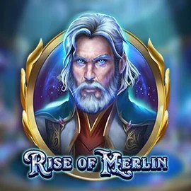 Rise of Merlin online game logo by Play'n GO on blazing-wildzz.nl