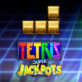Tetris Super Jackpots by WMS, showcased at blazing-wildzz.nl – game logo